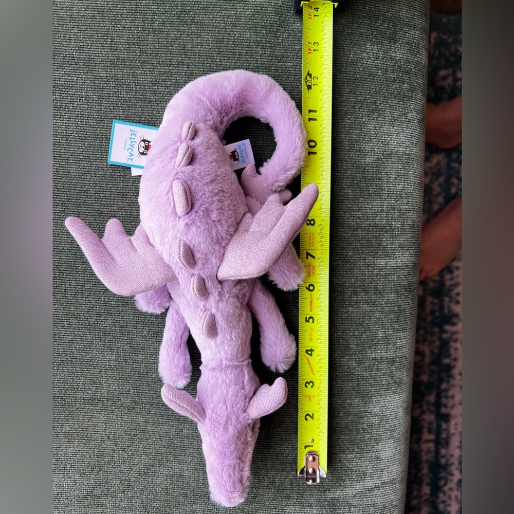 Jellycat Lavender Dragon Plush - Picture 2 of 4